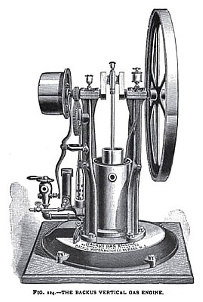 The Backus Vertical Gas Engine